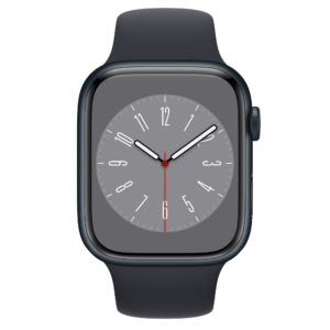 Beste smart watch voor Apple: De Apple Watch Series 8 45mm Midnight Aluminium Midnight Sportband