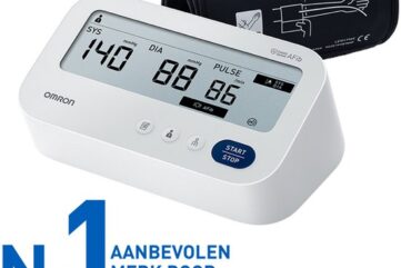 OMRON X3 COMFORT-Klinisch gevalideerde bloeddrukmeter bovenarm - AFib detectie-Indicator hoge bloeddruk en onregelmatige hartslag-Intelli Wrap-manchet 22-42cm-Bovenarm-voor thuisgebruik