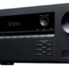 Onkyo TX-NR5100 Black AV-receiver | 7.2 | DAB+ radio, FM radio, internetradio | Bluetooth | Wi-Fi | Multiroom | Works with Sonos | DTS Play-Fi | AirPlay 2 | Chromecast | Streaming Services | 8K | HDMI 2.1 | Klipsch Optimize Mode