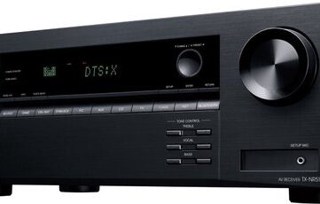Onkyo TX-NR5100 Black AV-receiver | 7.2 | DAB+ radio, FM radio, internetradio | Bluetooth | Wi-Fi | Multiroom | Works with Sonos | DTS Play-Fi | AirPlay 2 | Chromecast | Streaming Services | 8K | HDMI 2.1 | Klipsch Optimize Mode