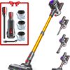 VACTechPro Steelstofzuiger Draadloos - 35000Pa - 35 Minuten - 6 in 1 - Afneembare Batterij
