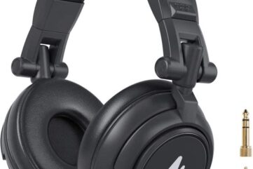 Maono MH601 DJ Koptelefoon met draad - Studio Koptelefoon - Over Ear - Hoofdtelefoon - Zwart