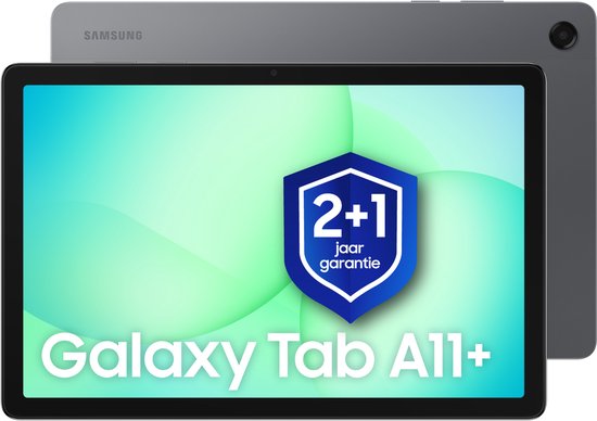 Samsung Galaxy Tab A11 Plus - Wi-Fi - 128GB - Gray + 1 jaar extra garantie