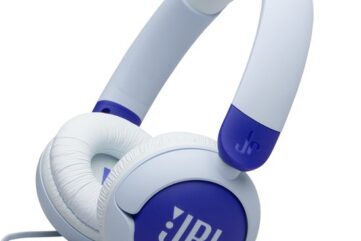 JBL JR 320 - Kinderkoptelefoon - Bedrade Koptelefoon Kind - 85 dB Veilig Volume - On-ear - Met Microfoon - 3.5 mm Jack - Voor School & Tablet - Blauw