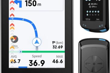 Fietsnavigatie-Fietscomputer-Fietsnavigatie gps voor fiets-Eenvoudig in gebruik-Fietsencomputer met kleurenscherm - draadloze fietscomputer - routeplanning en -navigatie - ondersteunt wifi en Bluetooth -Inclusief schermbeschermer