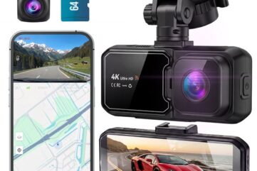 Senzo Dashcam - Voor Auto - 4K Ultra HD - Voor & Achter - Wifi & GPS - Nachtzicht - G-Sensor - Met Parkeerbewaking - Met App - 64GB