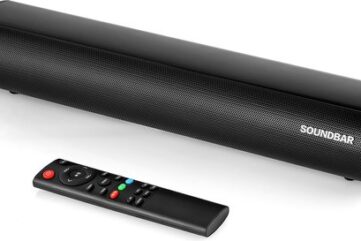 Mini soundbar - soundbar voor tv - computer-soundbar met Bluetooth 5.0 - bekabelde en draadloze pc-luidspreker - home-audiosysteem voor thuisbioscoop/gaming/projectoren
