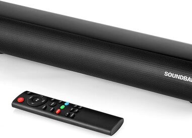 Mini soundbar - soundbar voor tv - computer-soundbar met Bluetooth 5.0 - bekabelde en draadloze pc-luidspreker - home-audiosysteem voor thuisbioscoop/gaming/projectoren