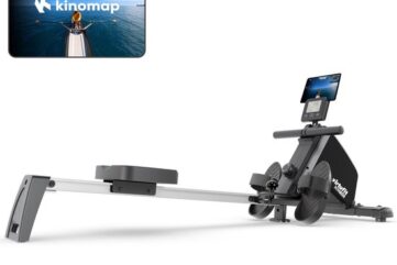 VirtuFit ROW200i Roeimachine - Inklapbaar - 10 weerstandniveaus - Geruisloos - Kinomap & FitShow - LCD Display met Tablethouder - Roeitrainer voor thuis - Roeiapparaat (ROW450)